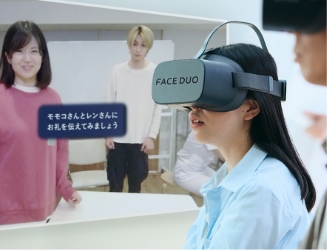 FACEDUO装着イメージ